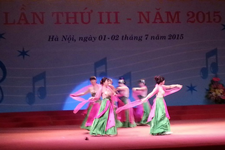 Tiết mục Công đoàn Đài Tiếng nói Việt Nam tham dự Liên hoan.